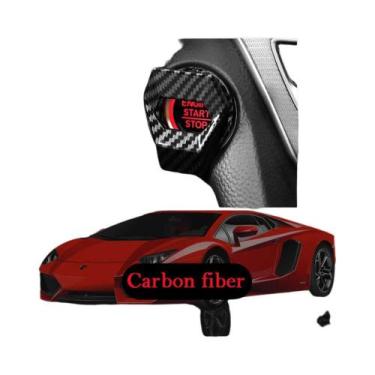 Imagem de Capa Do Botão De Início/Parada Do Motor Do Carro Acessórios Automotivo