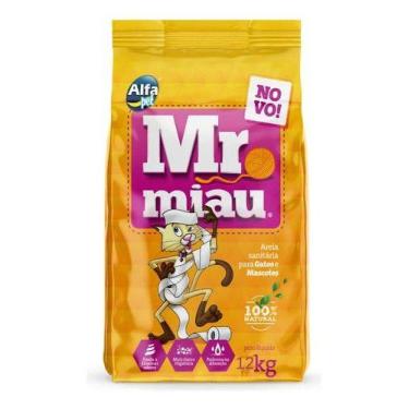 Imagem de Areia mr miau 12kg - ALFA PET