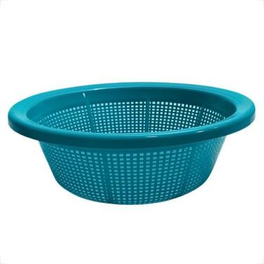 Imagem de Kit 10 Escorredor Macarrão Lavador Arroz Lava Tudo Multiuso 27x12cm Pl