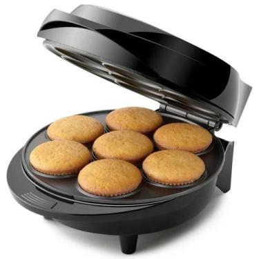 Imagem de Máquina de Cupcake Mondial Pratic 1000W Preto/Inox 220V - CK-01