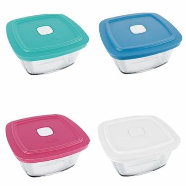 Imagem de Potes 1L Marinex 3un Vap Com Tampa Facilita Atacado Nadir