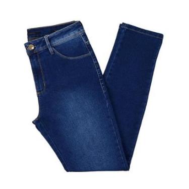 Imagem de Calça Feminina Lado Avesso Jeans Cigarrete - L23805-Feminino