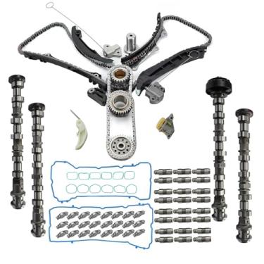 Imagem de GPQ Kit De Eixo Comando 3.6 Com 4 Peças E Balancins Para Jeep Grand Cherokee/Wrangler 2011-2016, Dodge Charger Durango Challenger Journey, Ram 1500, Chrysler 200/300, 3.6L V6 Pentastar 5184352Af