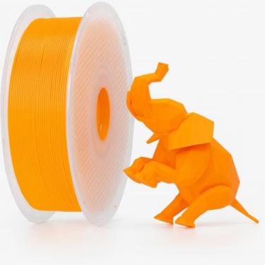 Imagem de Bambu Lab Filamento PLA fosco para impressora 3D 1,75 mm PLA 1 kg de alta tenacidade ecológica - laranja abóbora (10301) - carretel