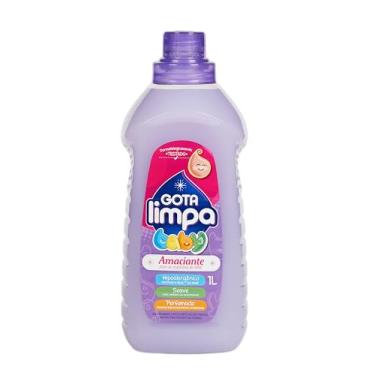 Imagem de Amaciante Linha Baby Líquido, Hipoalergênico, Dermatologicamente Testado, com Perfume Suave, para Roupas de Bebê - Gota Limpa 1L
