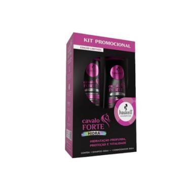 Imagem de Kit Shampoo 500ml + Condicionador 300ml Haskell Hidra Cavalo Forte