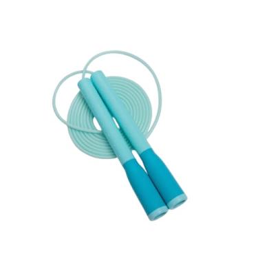 Imagem de Corda de pular KSY QueenPlus (KQ-300, menta) – Corda fitness premium macia para mulheres | Design elegante, rotação suave, cabo de PVC KR durável | Feito na Coreia