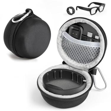 Imagem de TanReginal Capa protetora de pulseira para Met-a Ra-y ban Dis-Play, capa de pulso para Me-ta Rayba Dis-Play「à prova de poeira, armazenamento, resistente à pressão, à prova de quedas, leve, compacto」