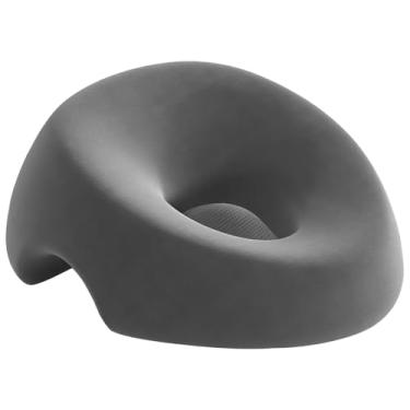 Imagem de Travesseiro virado para baixo dormindo espuma viscoelástica massagem cirurgia recuperação descanso relaxante tecido macio respirável adultos Little Minds cinza