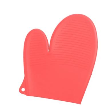 Imagem de Luva Térmica de Silicone Antiderrapante – Proteção Total para Panelas e Assadeiras Quentes – 4 Cores Disponíveis (salmão)