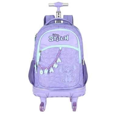 Imagem de MOCHILA STITCH LUXCEL COM RODAS INFANTIL FEMININA MC50072SC-Feminino