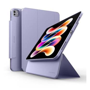 Imagem de Dexnor Capa para iPad Pro de 13 polegadas M4 (2024), capa protetora magnética flutuante fina removível com suporte ajustável para retrato/paisagem com visualização de tela elevada, vários ângulos