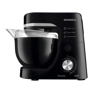 Imagem de Batedeira Planetária Mondial Preta 700W