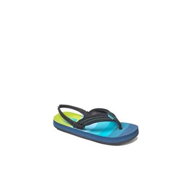 Imagem de Reef Chinelo unissex infantil pequeno Ahi, Aqua/Verde, 5 Little Kid