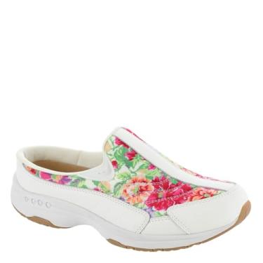 Imagem de Easy Spirit Mule Traveltime Feminino, Branco - multicor, 8.5