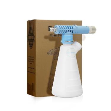 Imagem de FizzFurry Canhão de espuma, canhão de espuma leve para lavagem de carro, estrutura à prova de vazamento, serve para lavadora de pressão de conector de 1/4 polegada, fácil de lavar em casa