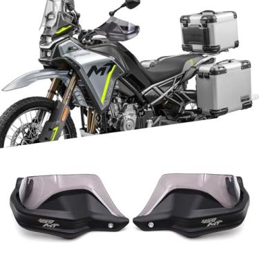 Imagem de KAGEFUNE Para 450MT 450 MT MT450 IBEX 450 2025 protetor de mão de motocicleta para-brisa Manuseie ambas as mãos à prova de vento 450mt Ibex 450 2024-2025 Acessórios de motocicleta (cinza moky)
