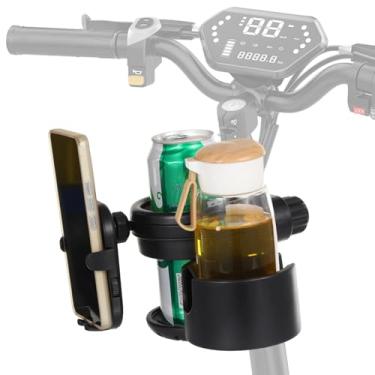 Imagem de Suporte giratório de copo de 360 graus com slot de telefone para andador, cadeira de rodas e carrinho de bebê