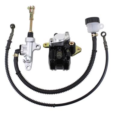 Imagem de DriveFix Cilindro mestre da pinça de freio traseiro com mangueira para Yamaha YFM350 Warrior 350 1987-2004