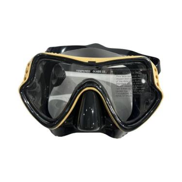 Imagem de Máscara de Mergulho com Snorkel - Adulto, Silicone, à Prova d'Água e c