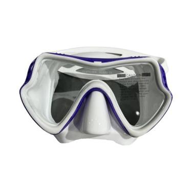 Imagem de Máscara de Mergulho com Snorkel - Adulto, Silicone, à Prova d'Água e c