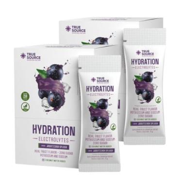 Imagem de 2x Hydration Electrolytes True Source Jabuticaba 20 Unidades 5g