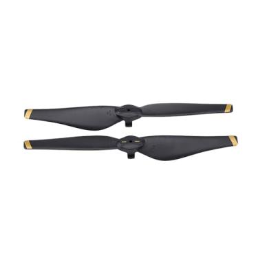 Imagem de Luqeeg Hélices Leves de Voo Estável para Drone Mavic Air, Conjunto de Lâminas de Substituição Resistentes, Lâmina Quadcopter para Drone, 2 Cores 2 Pares/set (Decoração Dourada)