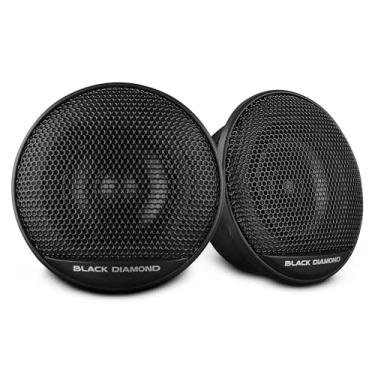 Imagem de BLACK DIAMOND DIA-DT13 2.5 cm PEI Dome Tweeter – par, 5,8 cm de diâmetro, 4Ω, potência máxima de 180W, alto-falante de alta frequência de áudio para carro