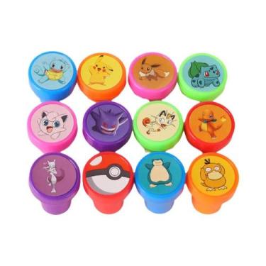 Imagem de Selos De Carimbo Do Pikachu Pokémon Para Crianças, Lembrancinhas De Fe
