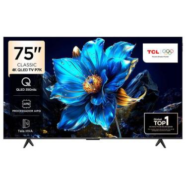Imagem de Smart TV 4K TCL Classic QLED 75 Polegadas com HDMI 2.1, Dolby Vision, 