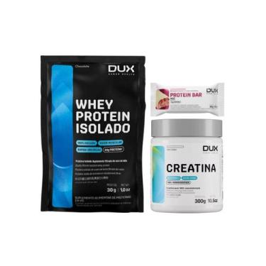 Imagem de Mix Sache Whey Protein 100% Isolado 24g Proteina Creatina Mini Barra D