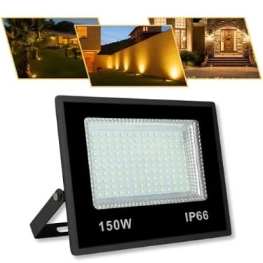 Imagem de Refletor De Led Externo 150w Branco Quente 3000k Ip66