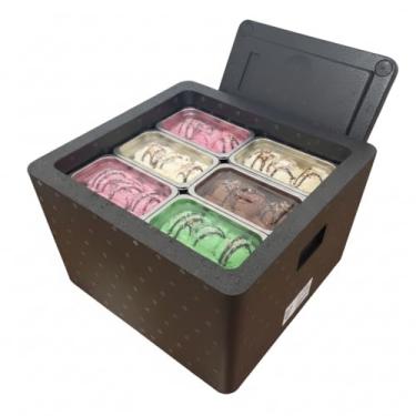 Imagem de Caixa Térmica EPP De Alto Desempenho/Resistência TOTES J04 Preta 66,3L