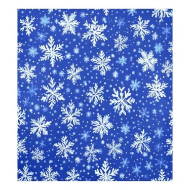 Imagem de STAYTOP Linda capa de ímã de lava-louças de flocos de neve de Natal 58 x 66 cm capas decorativas de geladeira para porta frontal adesivo magnético para máquina de lavar louça painel de geladeira
