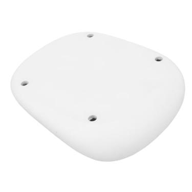 Imagem de ASHATA Suporte de Alto-falante de Metal para Ls50 Wireless Ii, Suporte de Alto-falante de Mesa para Ls50, Redução de Vibração Antiderrapante, 7,09x8,27x1,77 pol. (Branca)