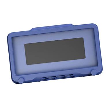 Imagem de GLOGLOW Suporte do Telefone da Montagem na Parede do Banheiro, Caso Impermeável da Tela de Toque para o Uso Diário Banheiro Chuveiro e Cozinha (Azul)