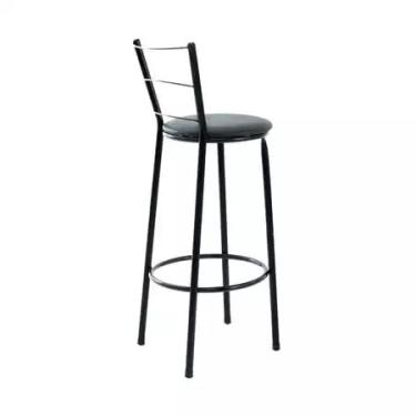 Imagem de 4 Banqueta Alta Reforçada Com Pés Emborrachados 90cm Cozinha Area Gourmet