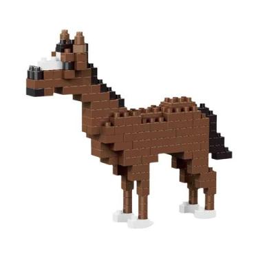 Imagem de Brinquedo De Blocos De Montar Micro Mini Alpacas, Alces E Girafas, Pre