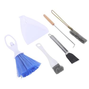 Imagem de GLOGLOW Conjunto de Limpador de Gaiola de Pássaros, 6 Peças, Removedor de cocô de Aço Inoxidável para Periquito, Calopsita, Hamster, Ferramentas de Limpeza de Gaiola de Animais Pequenos