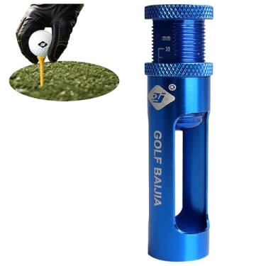Imagem de QZAVIRE Ajustador de altura de camiseta de golfe de precisão - Golf Tee Magic Mate para tacadas consistentes, ferramenta de ajuste de altura de golfe de liga leve de 30-50 mm para melhor trajetória
