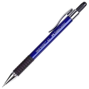 Imagem de Lapiseira Grip Matic 0,5mm Cores Sortidas Grip Emborrachado Faber-castell Azul
