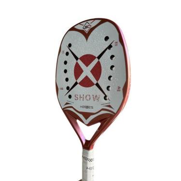 Imagem de Raquete de Beach Tennis Heroes Show C/ Tratamento Sophia Show Carbono 3 k-Unissex