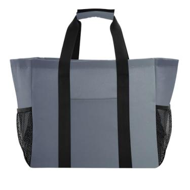 Imagem de ODAWA Bolsa esportiva reutilizável gradiente azul cinza para natação e academia