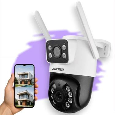 Imagem de Câmera Jortan Wifi Externa Lente Dupla Externa Visão Noturna