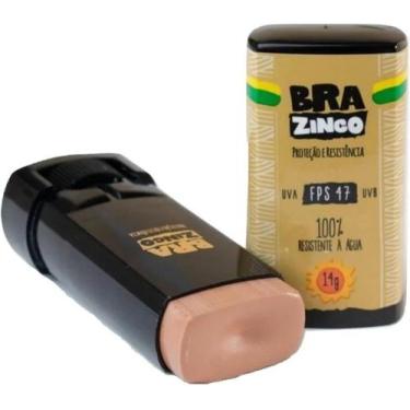Imagem de Protetor Solar Facial Brazinco 14g Original Bege Médio FPS50