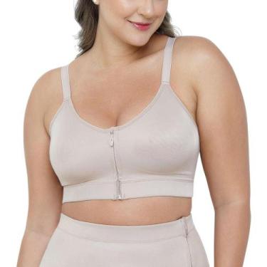 Imagem de Sutiã Top Dilady 306101 Fecho em Zíper, 50, Chocolate