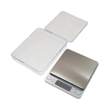 Imagem de Balança Digital De Cozinha De Precisão 3Kg/500G 0.01g Com Display LCD 
