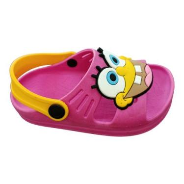 Imagem de Sandália Papete Infantil Bob Esponja Desenho Unissex E.v.a - Marinella
