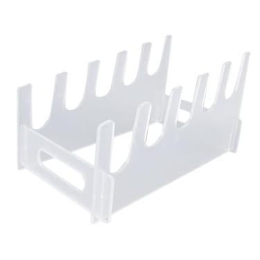 Imagem de TOPINCN Suporte de Exibição de Louças de Placa, Suportes de Placa de Acrílico Cavalete de Louça, Suportes de Travessas Organizador de Vários Pratos para Bancada de Cozinha Armário Despensa (5º nível)