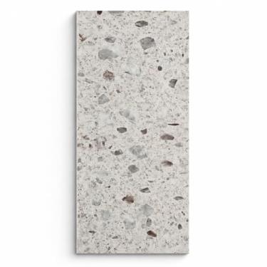 Imagem de Placas Adesivas Mármore 3D Autocolantes Kit com 10 Unidades Revestimento Decorativo Lavável para Parede, Quarto, Sala e Banheiro 30cm x 60cm (Mármore Terrazo, 30cm x 60cm)